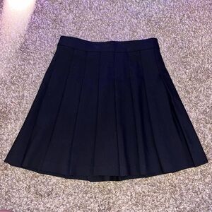 Sunday Best Pleated Black Skirt